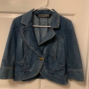 Last kiss women’s jean jacket